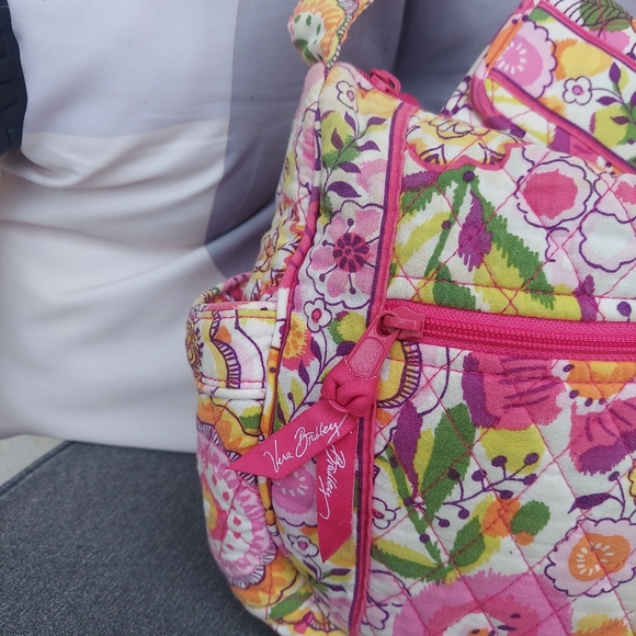 VERA🌸BRADLEY "Clementine" On The Go Bag, Pouch & Wallet Set - Picture 2 of 12